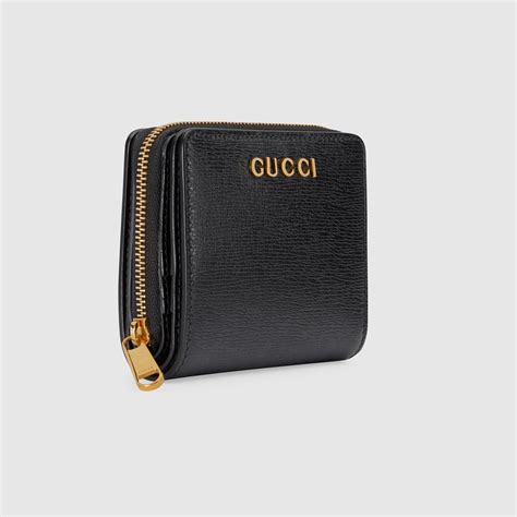 gucci script|mini wallet with Gucci script.